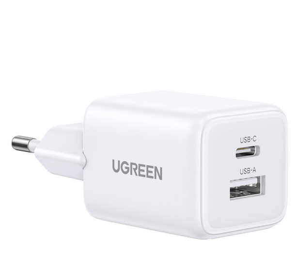 UGREEN Ładowarka sieciowa X514 USB + USB-C GaN 20W biała - 1513579 - zdjęcie